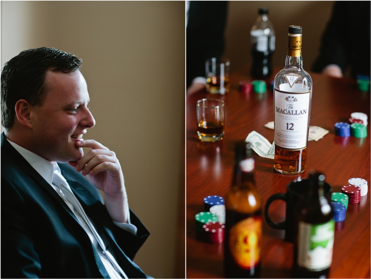 groom playing poker