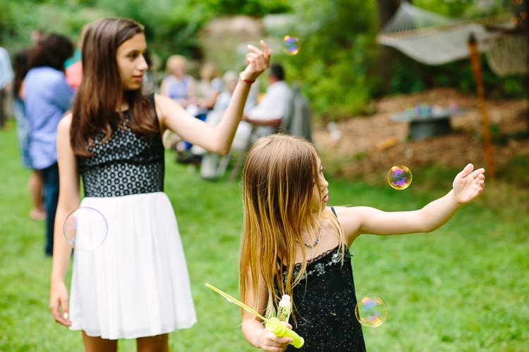 backyard Massachusetts wedding photography