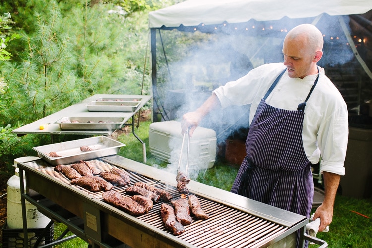 backyard Massachusetts wedding photography