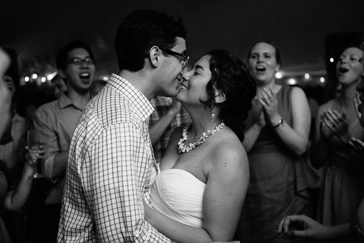 last dance at an intimate backyard wedding photography