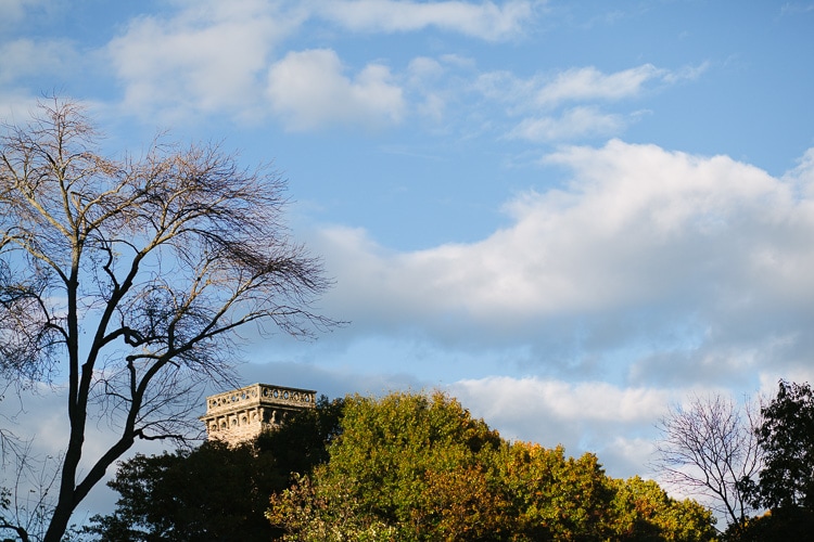 view from Alden Castle