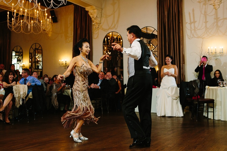 bride's parents ballroom dancing at alden castle