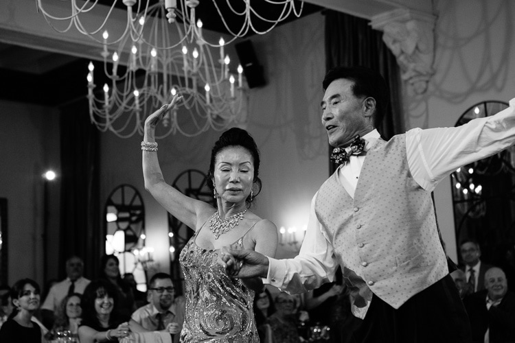 bride's parents ballroom dancing at alden castle