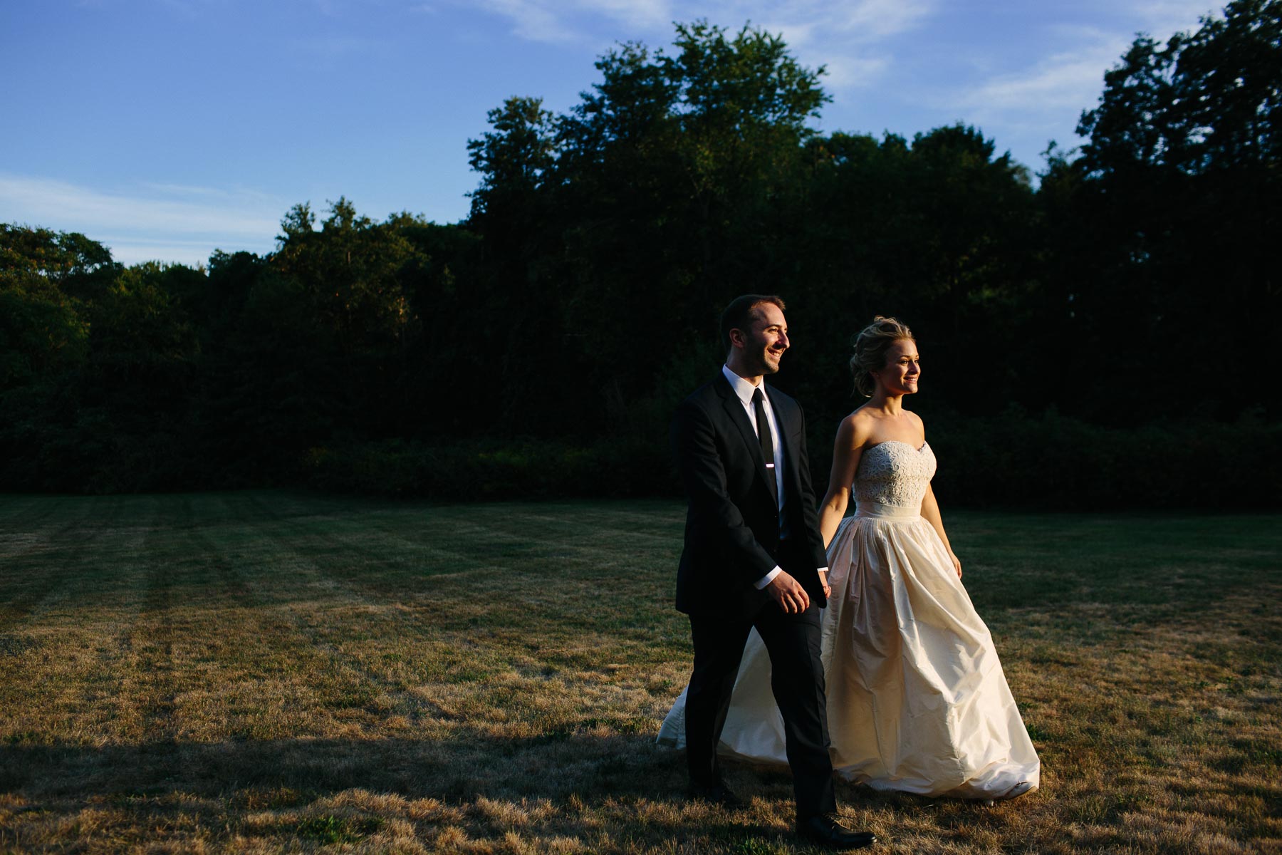 sunset wedding photos in Massachusetts