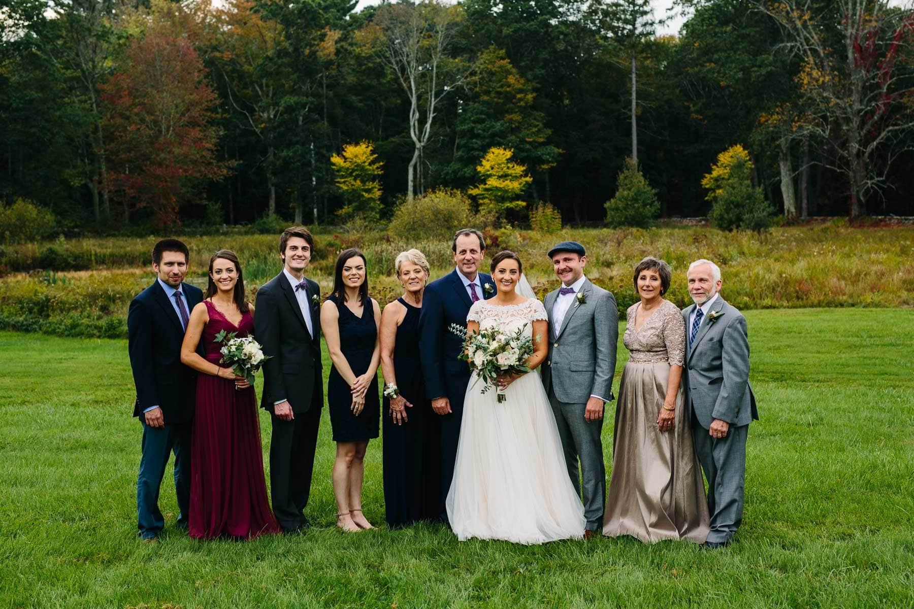 Fall Codman Estate wedding of Kiersten and Ben in Lincoln, MA | Kelly Benvenuto Photography | Boston Wedding Photographer