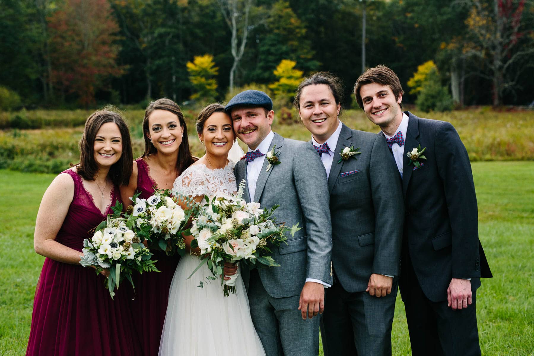 Fall Codman Estate wedding of Kiersten and Ben in Lincoln, MA | Kelly Benvenuto Photography | Boston Wedding Photographer