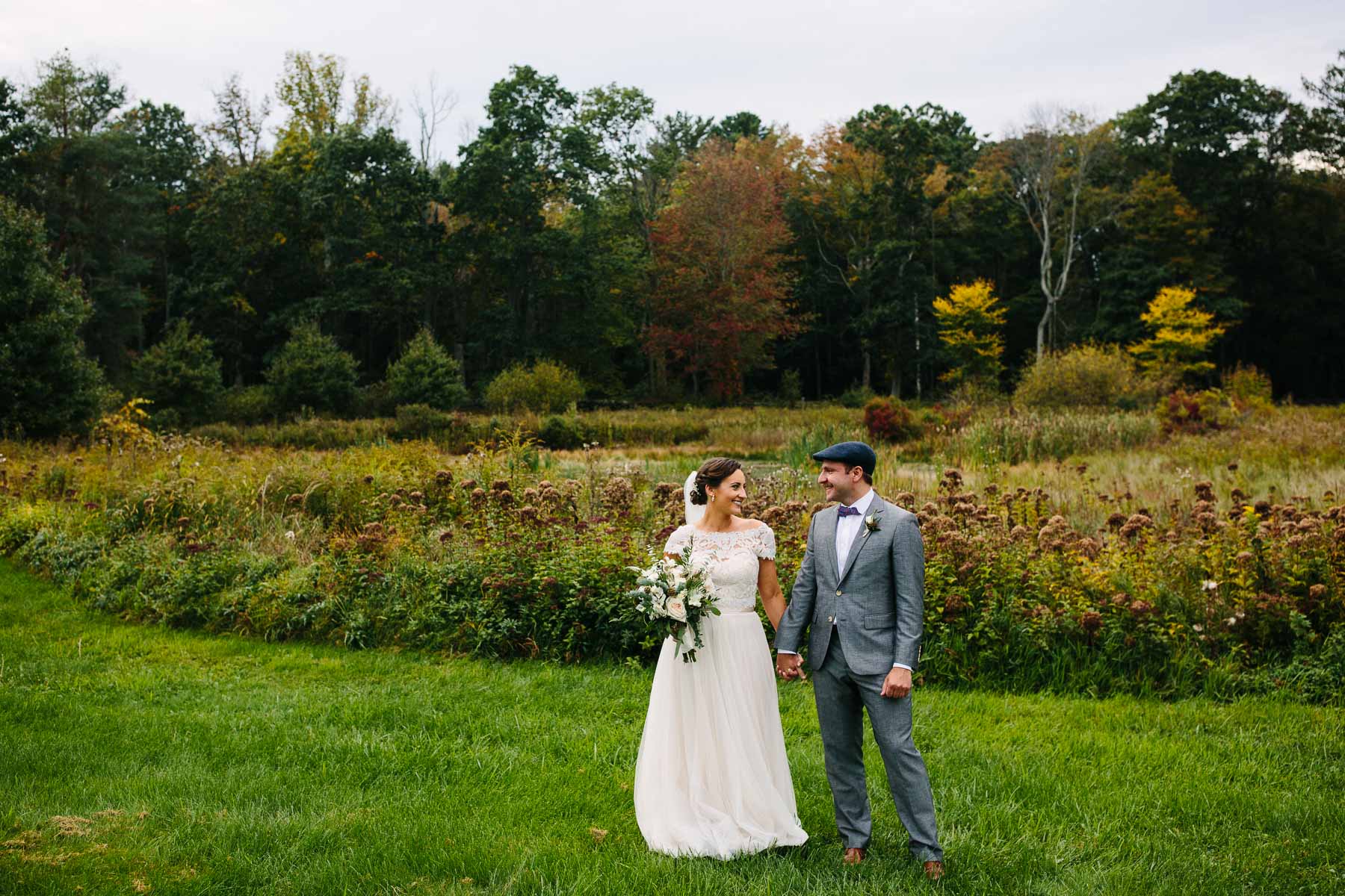 Fall Codman Estate wedding of Kiersten and Ben in Lincoln, MA | Kelly Benvenuto Photography | Boston Wedding Photographer