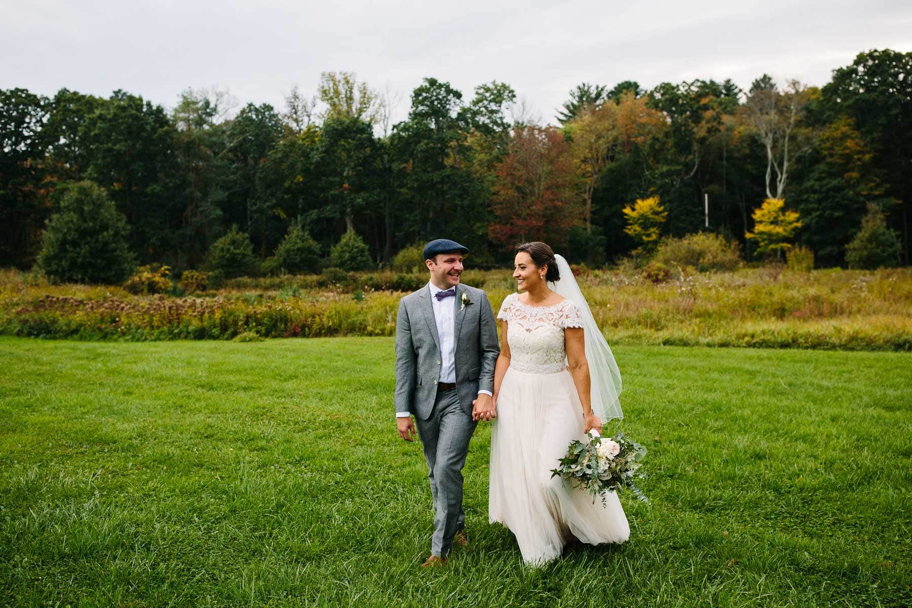 Fall Codman Estate wedding of Kiersten and Ben in Lincoln, MA | Kelly Benvenuto Photography | Boston Wedding Photographer