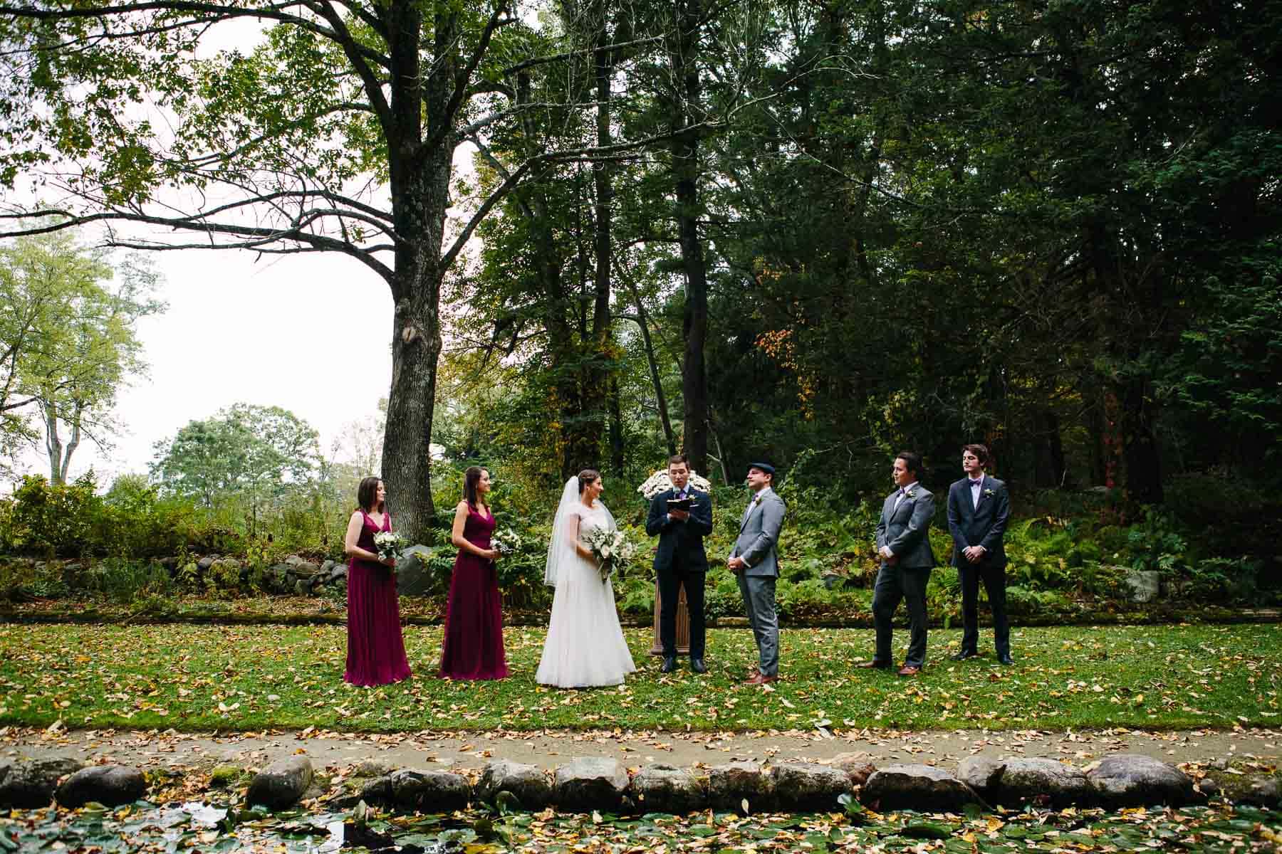 Fall Codman Estate wedding of Kiersten and Ben in Lincoln, MA | Kelly Benvenuto Photography | Boston Wedding Photographer