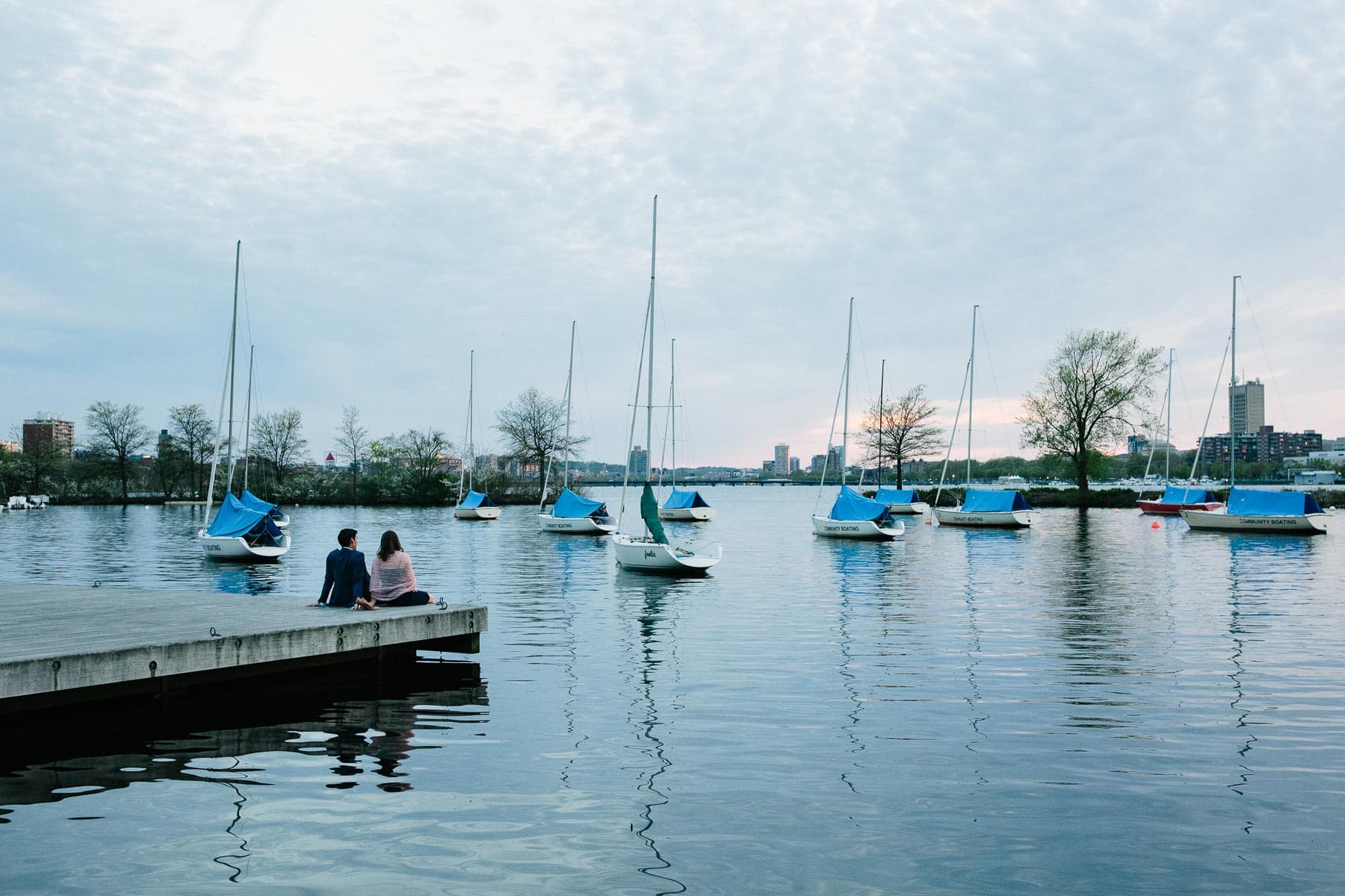 Boston Proposal Photography | Charles River Esplanade | Kelly Benvenuto Photography