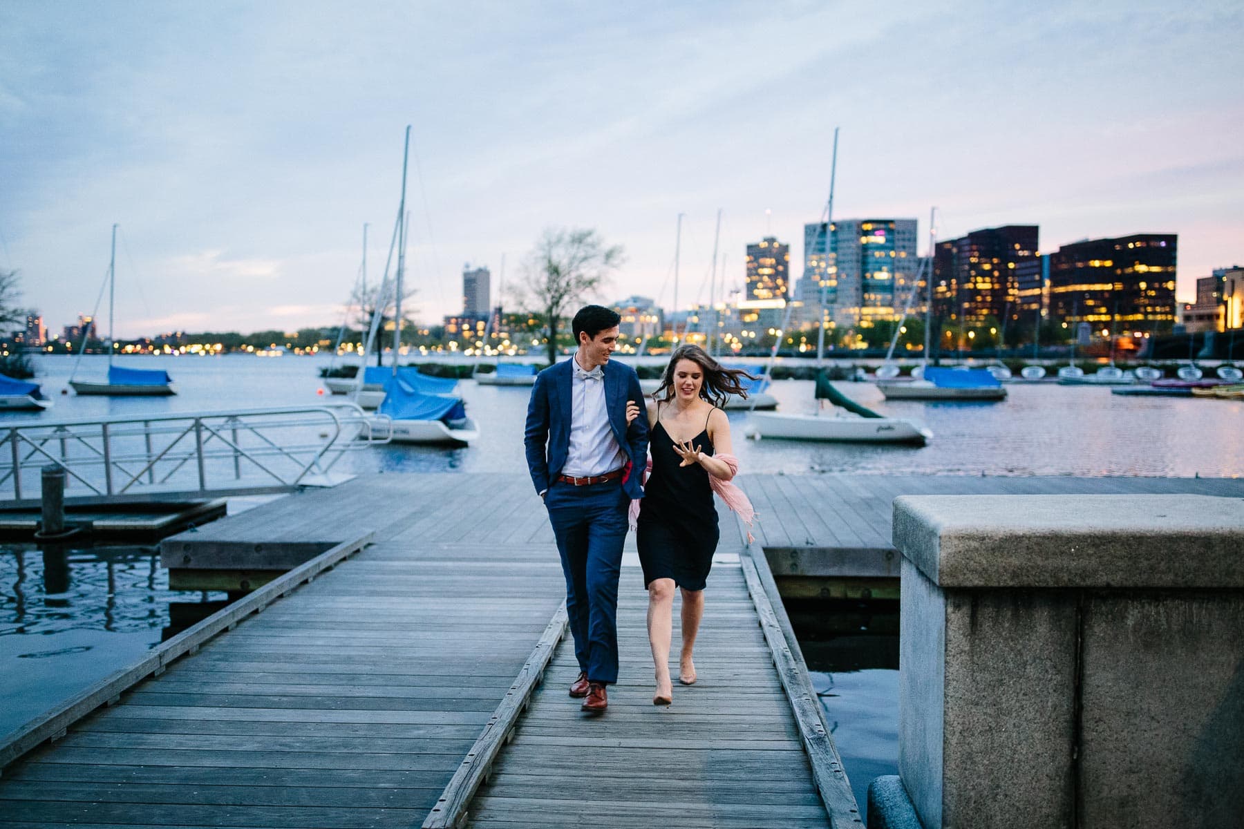 Proposal along the Charles River Esplanade | Boston Proposal Photographer | Kelly Benvenuto Photography