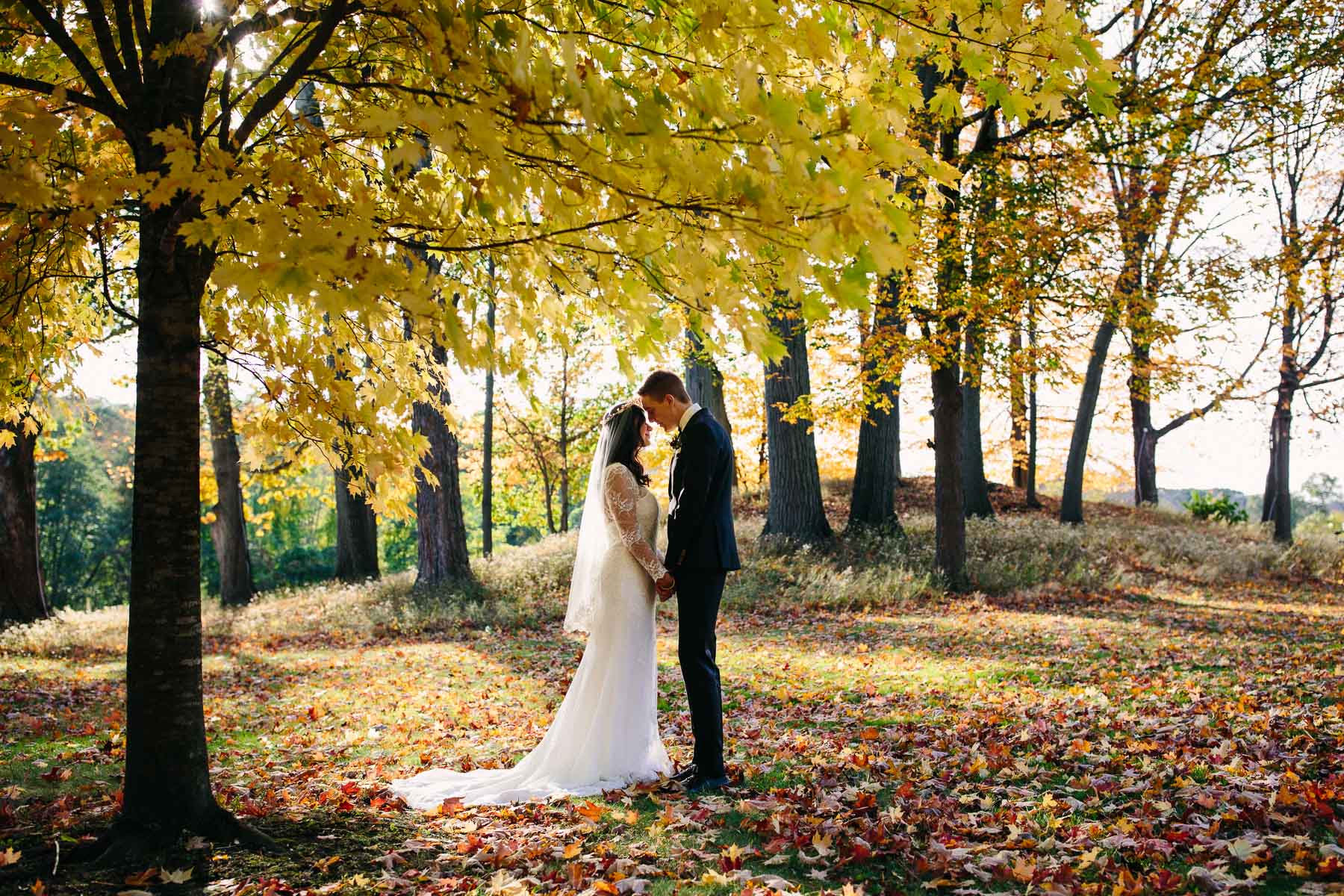 October Lyman Estate wedding of Alexandra and Robert | Kelly Benvenuto Photography | Boston Wedding Photographer