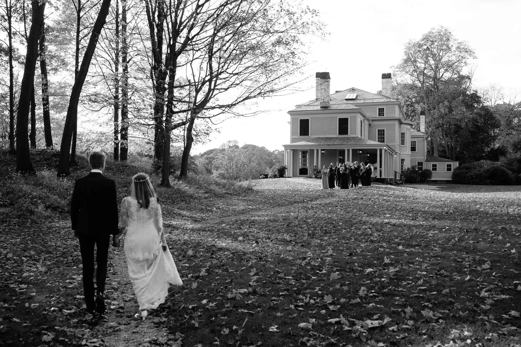 October Lyman Estate wedding of Alexandra and Robert | Kelly Benvenuto Photography | Boston Wedding Photographer