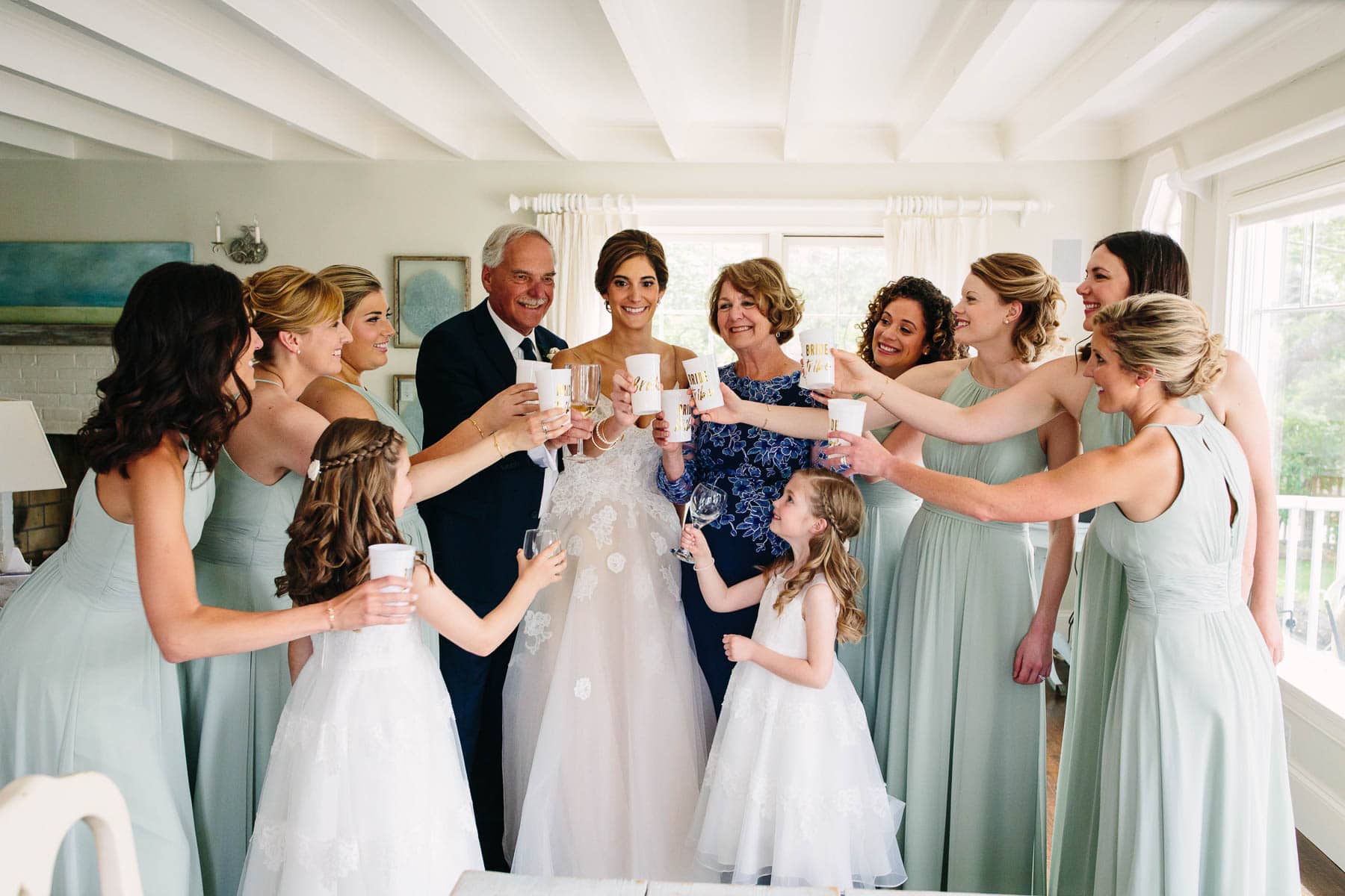 Corinthian Yacht Club wedding of Danielle and Dave, Marblehead, MA | Kelly Benvenuto Photography | Boston Wedding Photographer