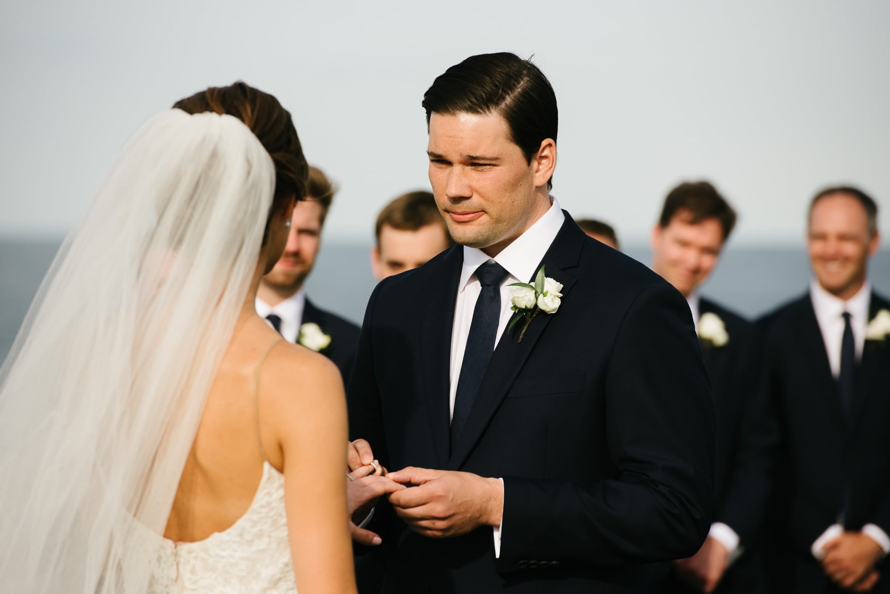 Corinthian Yacht Club wedding of Danielle and Dave, Marblehead, MA | Kelly Benvenuto Photography | Boston Wedding Photographer