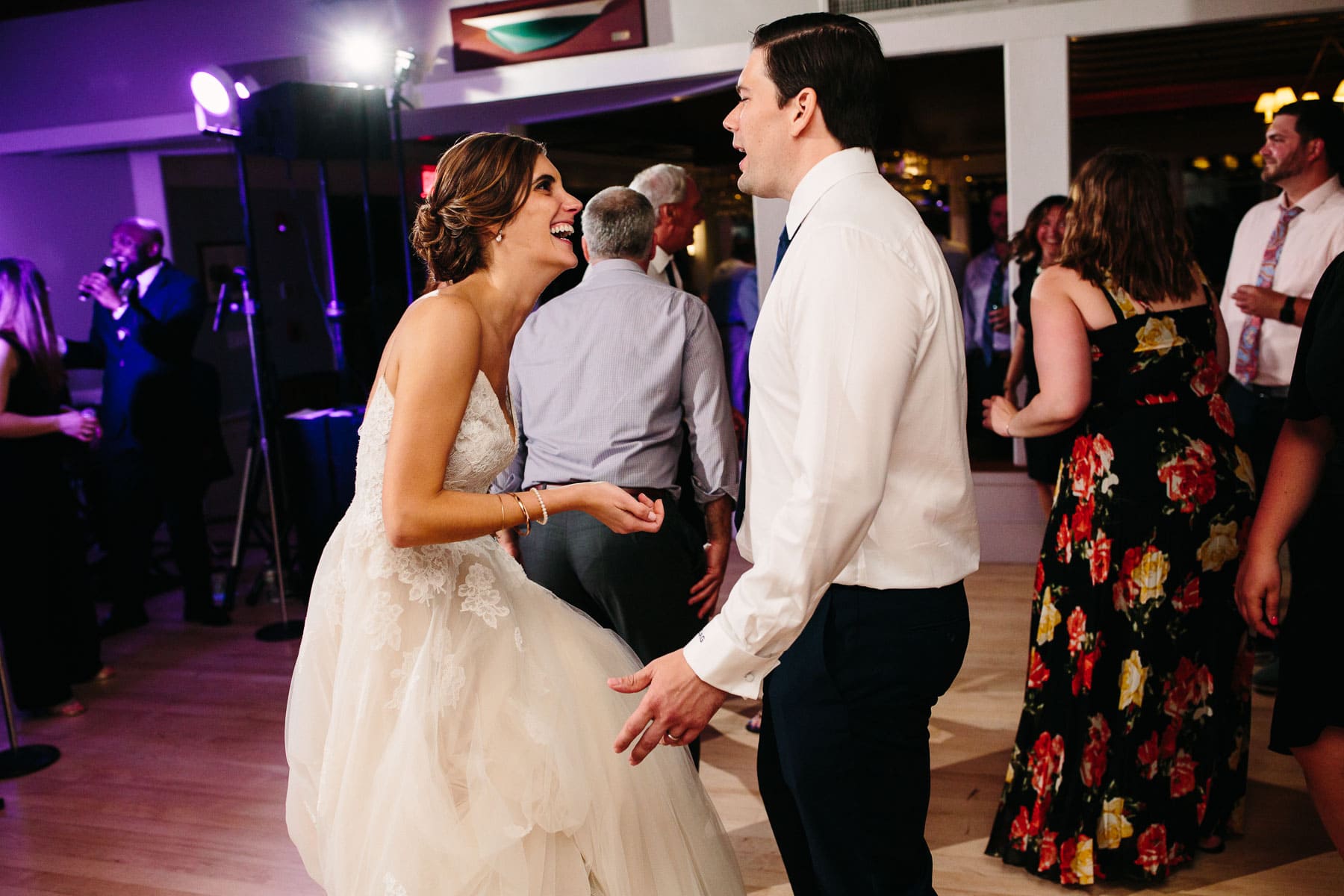 Corinthian Yacht Club wedding of Danielle and Dave, Marblehead, MA | Kelly Benvenuto Photography | Boston Wedding Photographer