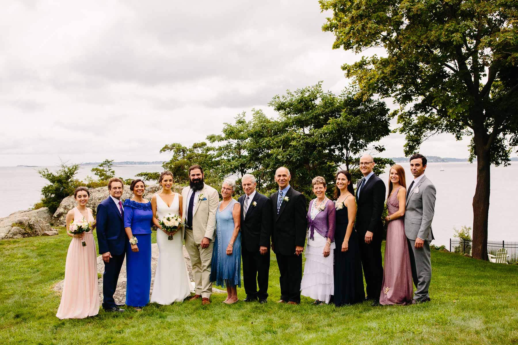 Misselwood wedding family portrait | Kelly Benvenuto Photography | Boston wedding photographer