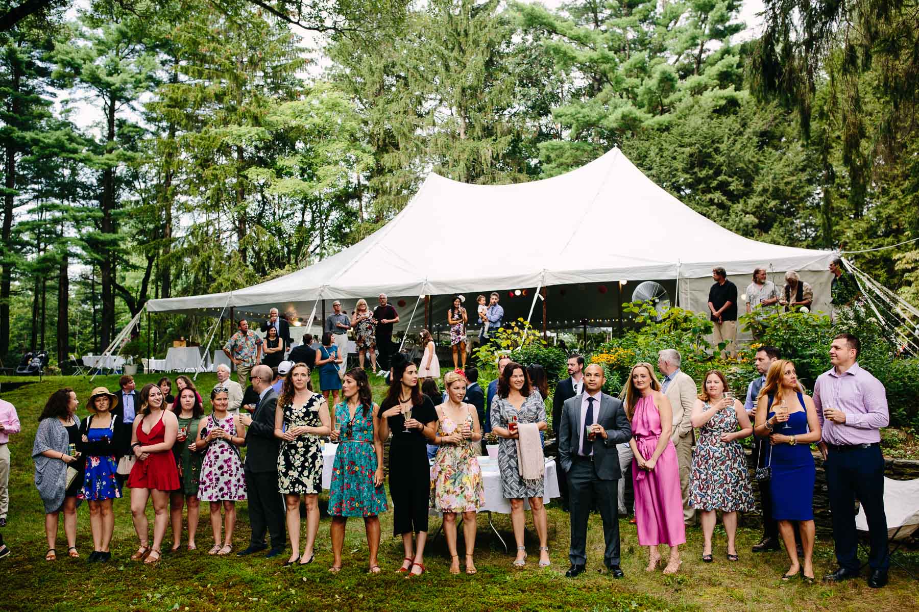 backyard wedding in Northampton MA | Kelly Benvenuto Wedding Photography