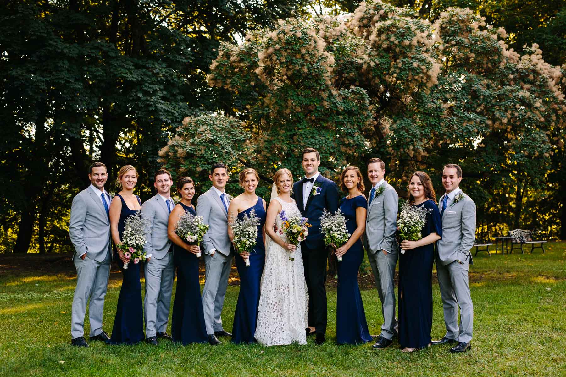 formal wedding portraits at Commander's Mansion in Watertown, MA. | Kelly Benvenuto Photography