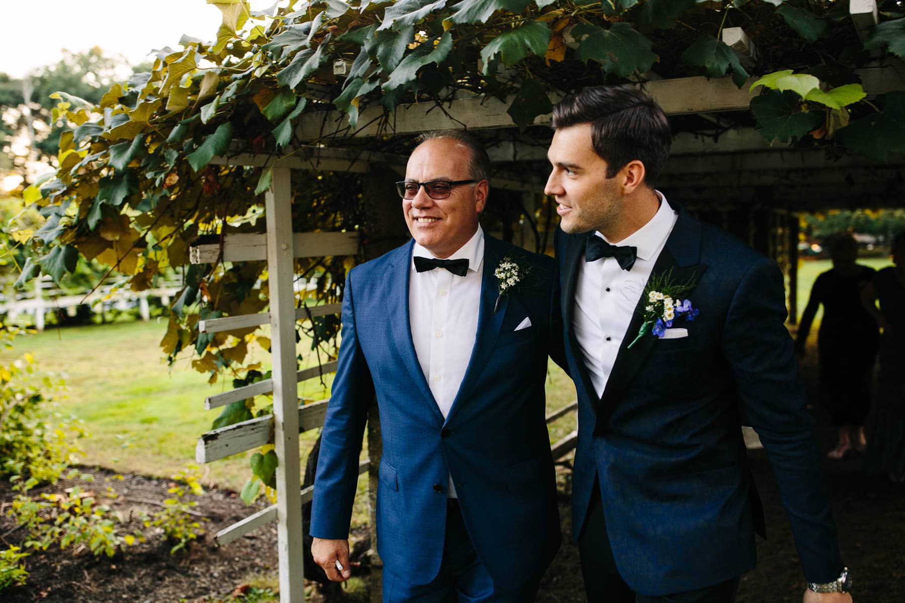 groom and father | Kelly Benvenuto Photography
