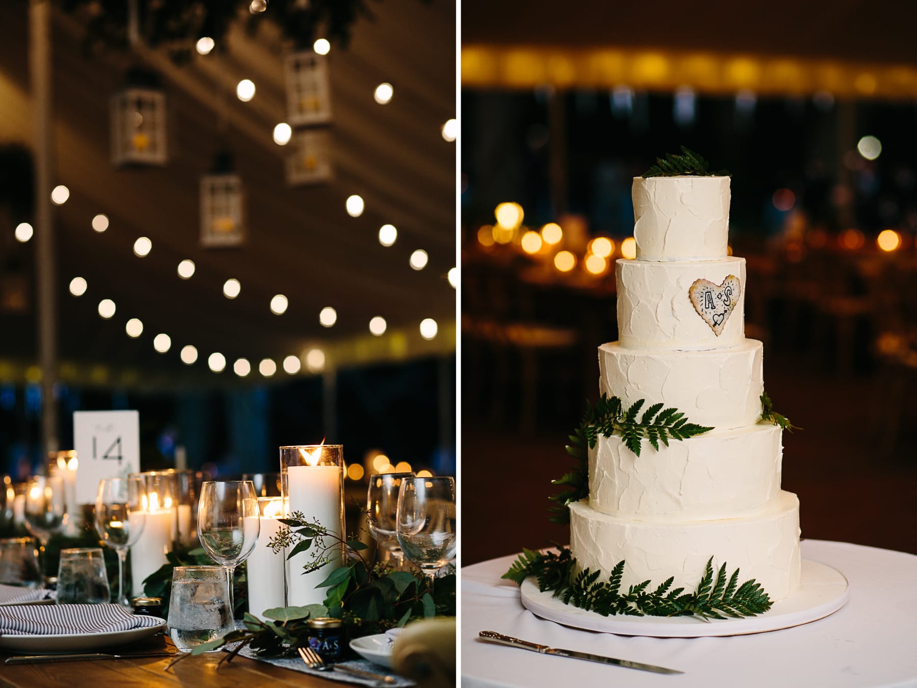 reception details at a Commander's Mansion wedding | Kelly Benvenuto Photography