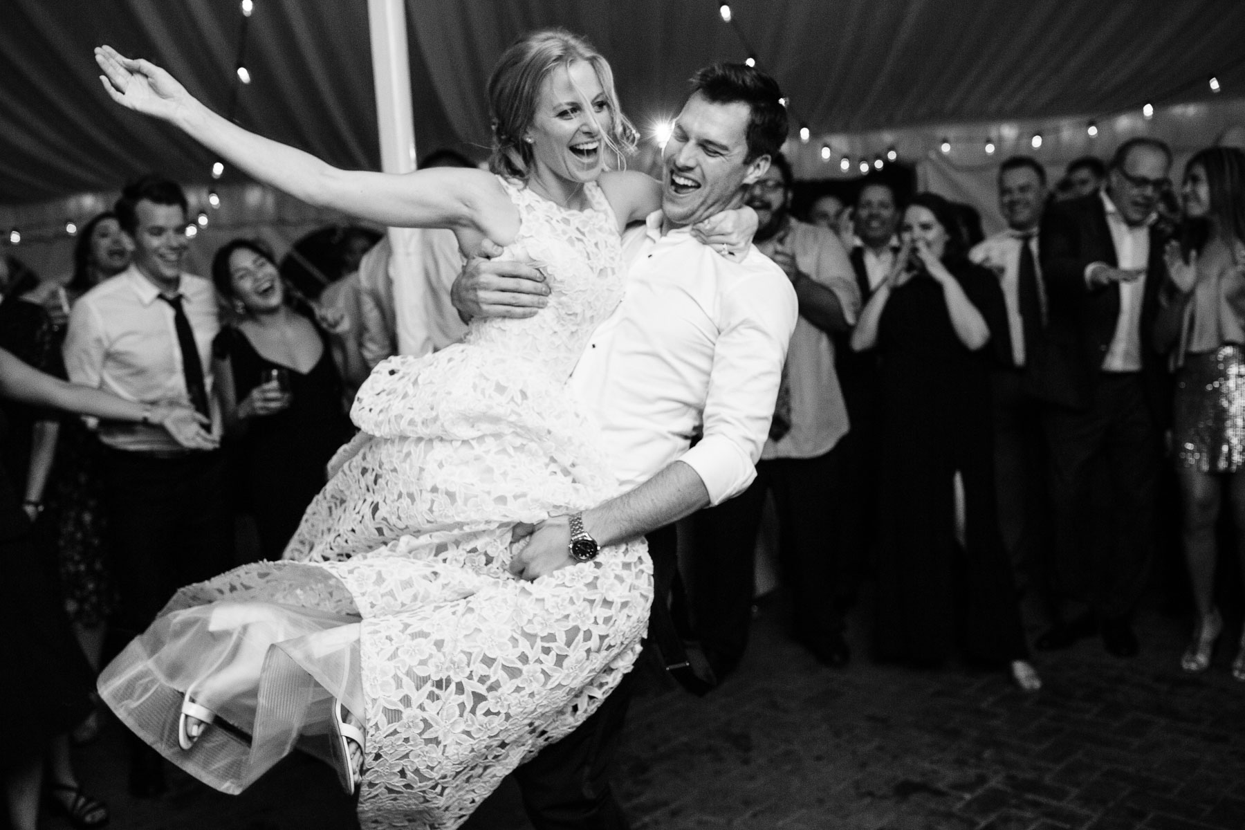 bride and groom dance at their Commander's Mansion Wedding, Watertown, MA | Kelly Benvenuto Photography