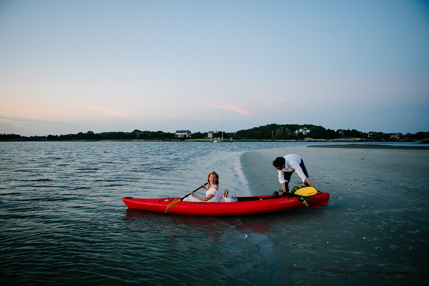 kayak wedding