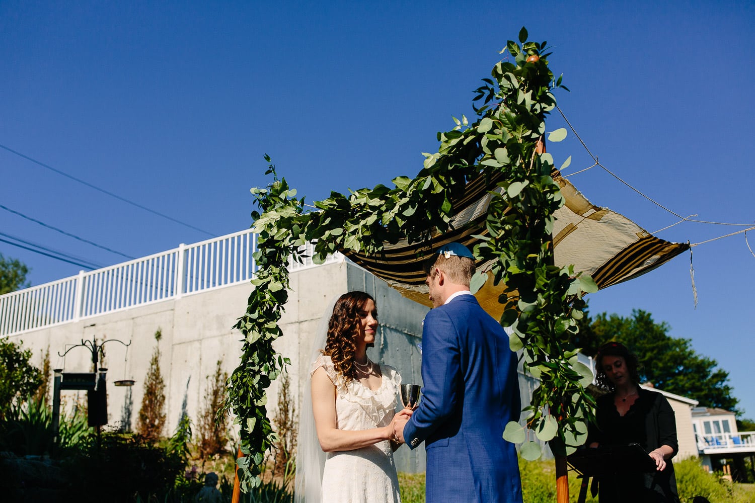 2020 backyard Jewish wedding