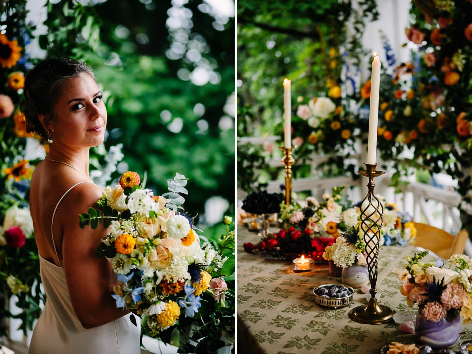 tiny Boston wedding, flowers by Soulflora Design